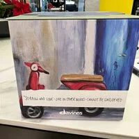 Davines Gift Box 2022 For Coarse or frizzy Hair (Love/smoothing shampoo 250ml, Conditioner 250ml, Oi all in one Milk 135ml)