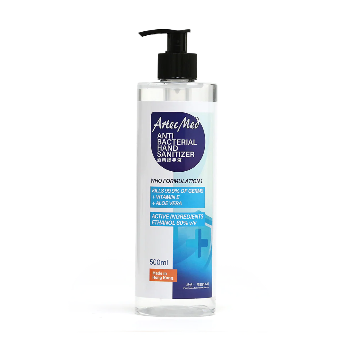 ArtecMed Germs Reducing Hygiene Gel - Ethanol > 75% 500ml