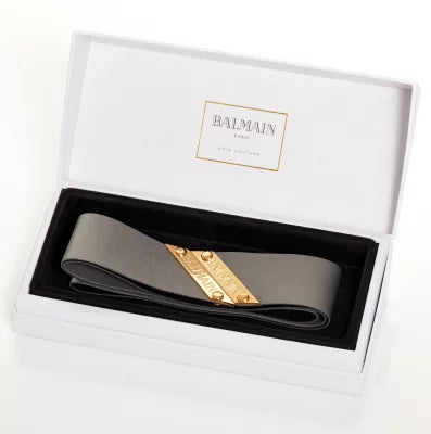 Balmain Leather HeadBand -Silver ???? -??