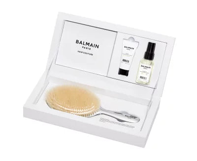 Balmain Silver Spa Brush Set Limited Edition