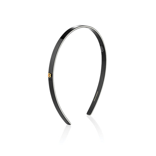 Balmain Cellulose Acetate Headband Black Small ??