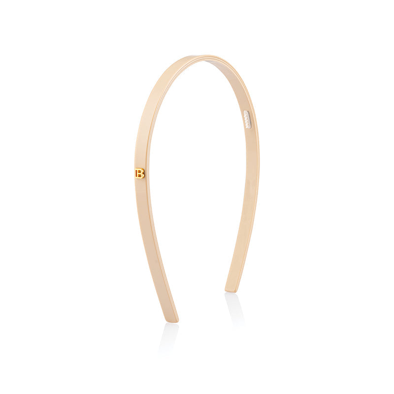 Balmain  Limited edition acetate  headband small beige C3 2025