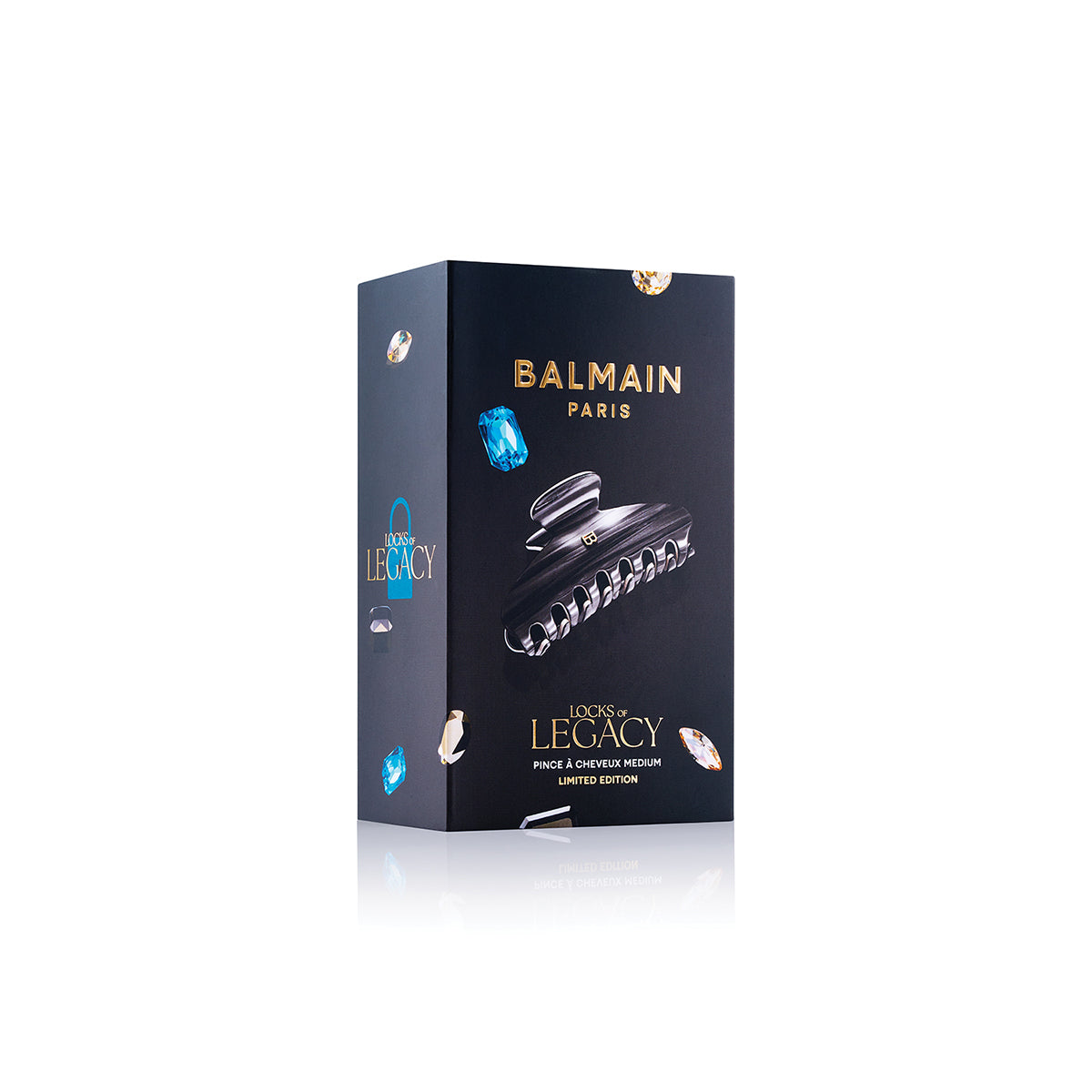 Limited Edition Pinces à Cheveux Medium Midnight Black 限量版 午夜黑中號鯊魚夾 C4 26