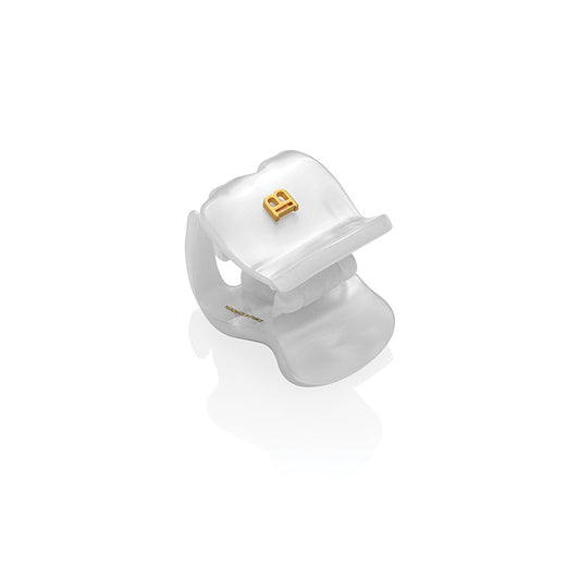 Balmain Limited Edition Pince à cheveux Extra Small Pearl 18K ????“B”????