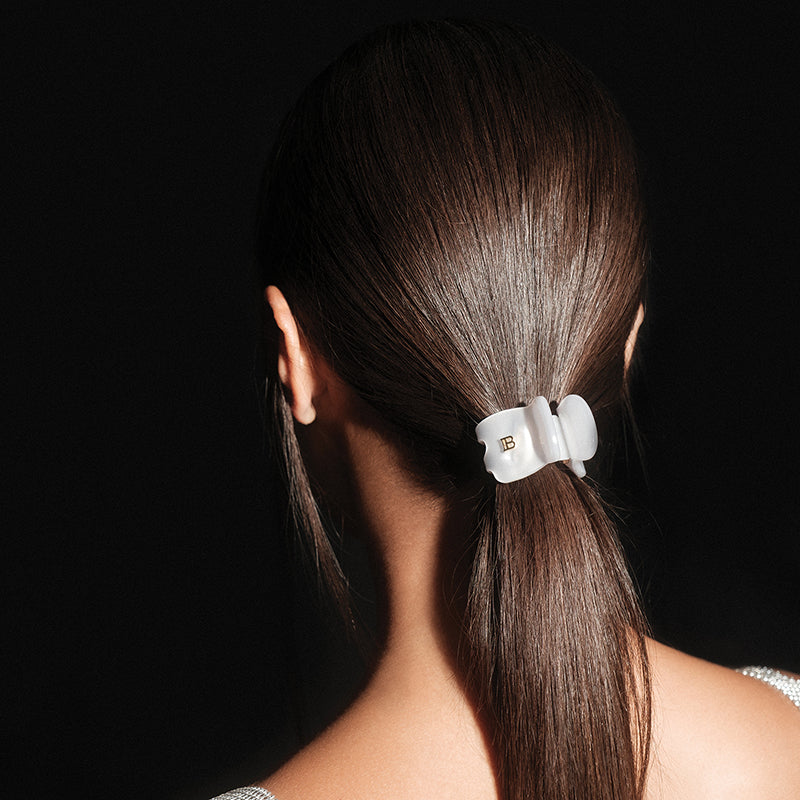 Balmain Limited Edition Pince à cheveux Extra Small Pearl