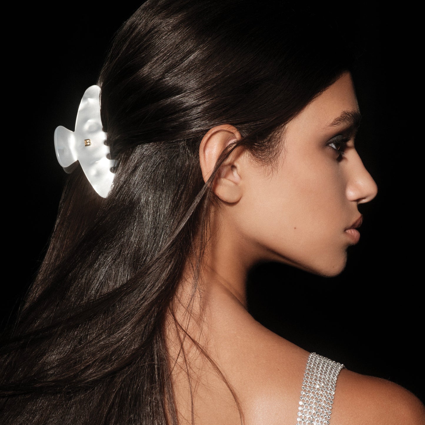 Balmain Limited Edition Pince à cheveux Medium Pearl