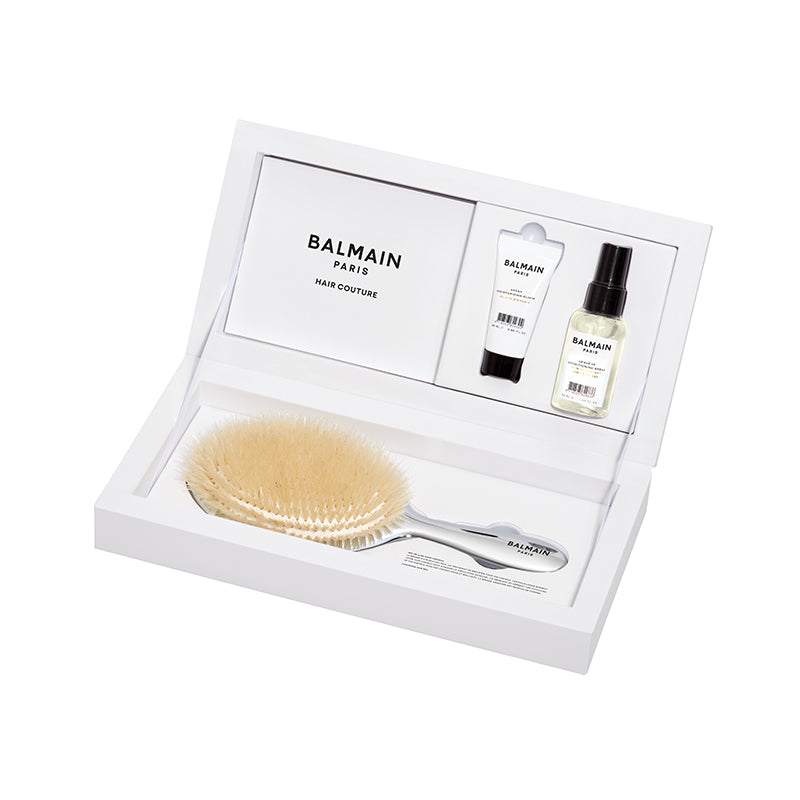 Balmain Silver Spa Brush Set Limited Edition 限量版銀按摩梳套裝