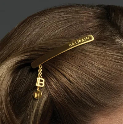 Balmain Limited Edition Hair Slide Jewelery Gold