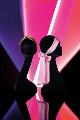 Balmain Limited Silk Hair Scarf - Soft Pink