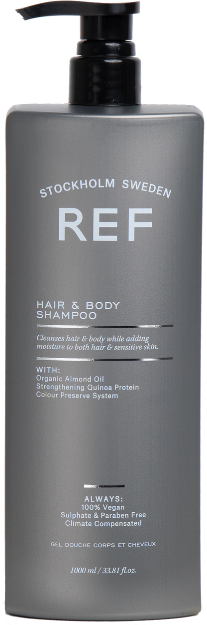 REF Hair and Body Shampoo 二合一洗髮沐浴露 (285ml, 750ml, 1000ml)