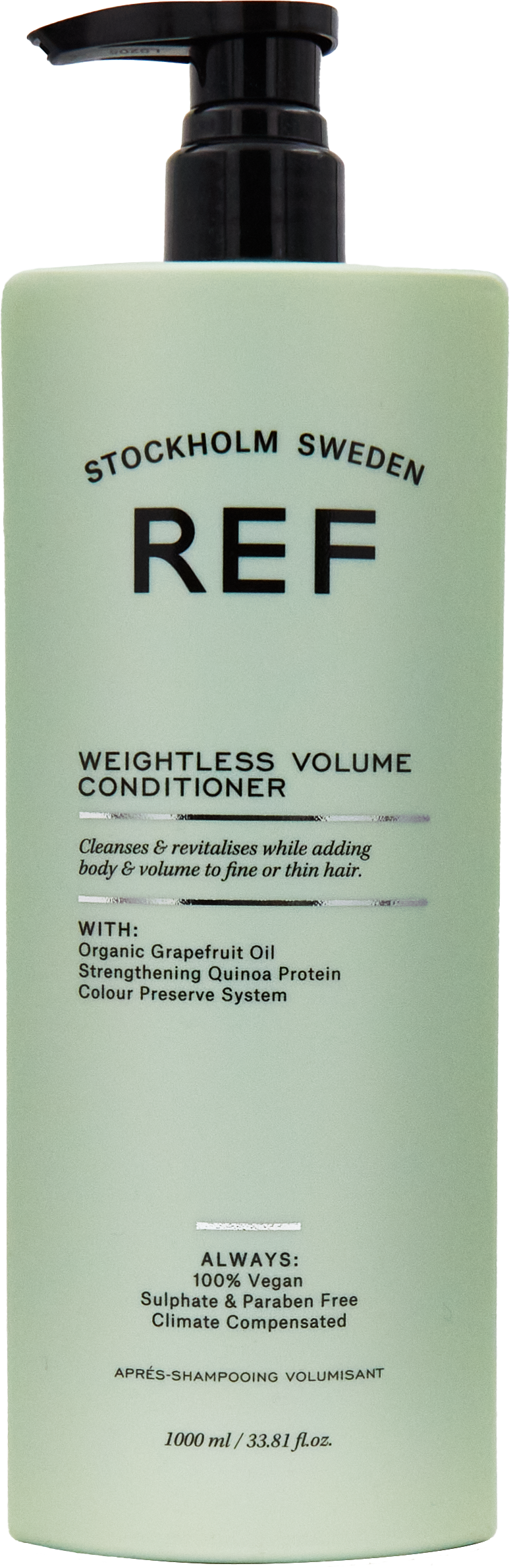 REF Weightless Volume Conditioner  輕盈豐鬆護髮素 (60ml, 245ml, 750ml, 1000ml, 2000ml)