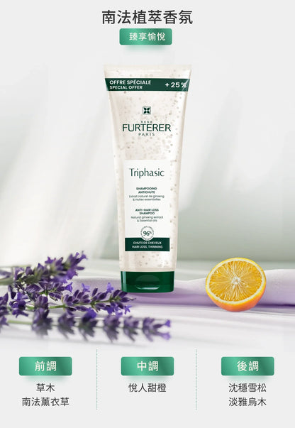 Rene Furterer Triphasic shampoo 250ml 再生防脫髮洗髮水