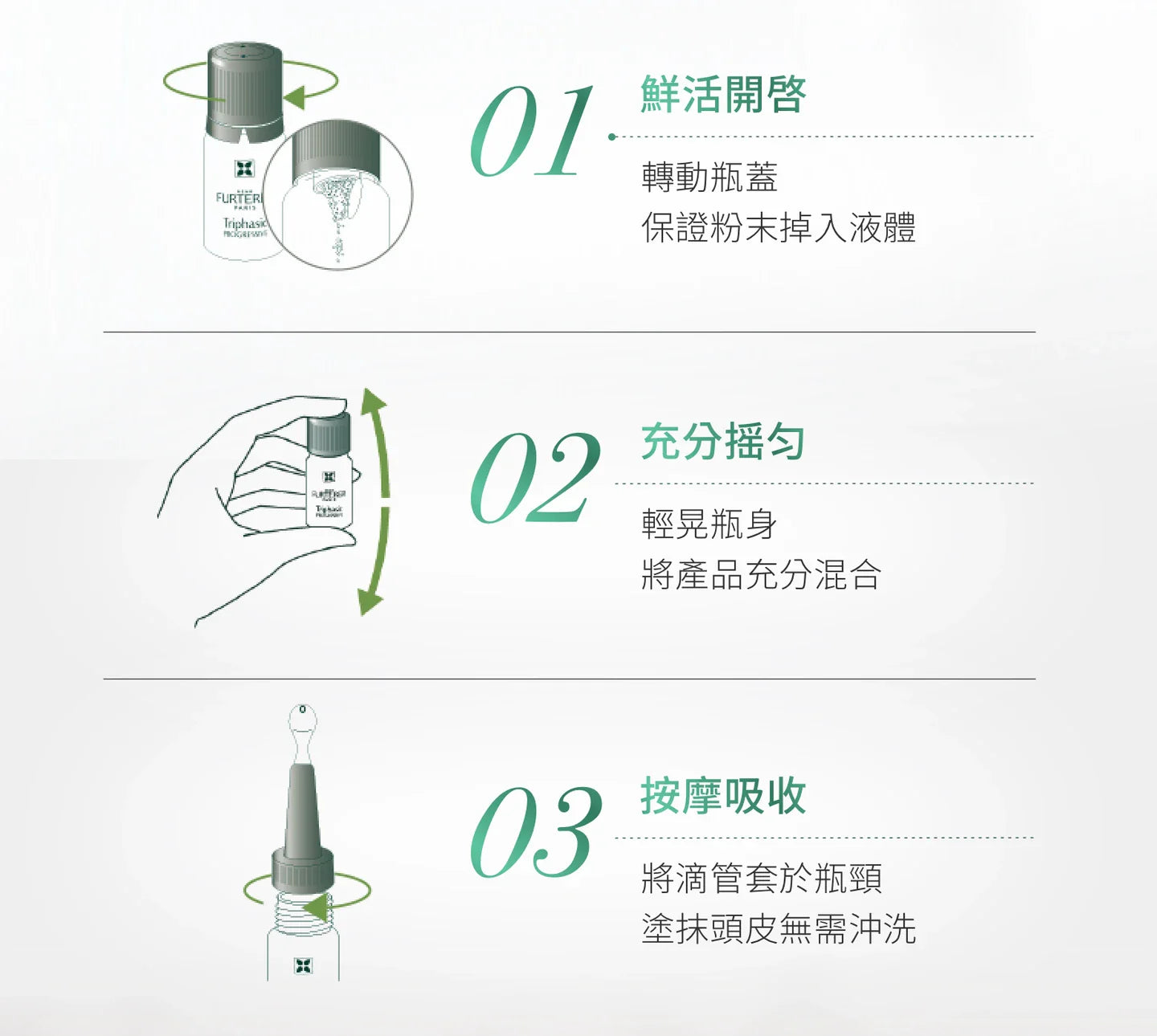 René Furterer-Triphasic Progressive Serum Anti-hair Loss Treatment 三相育髮精華套裝(持續性脫髮防脫髮精華) 5.5ml x 8