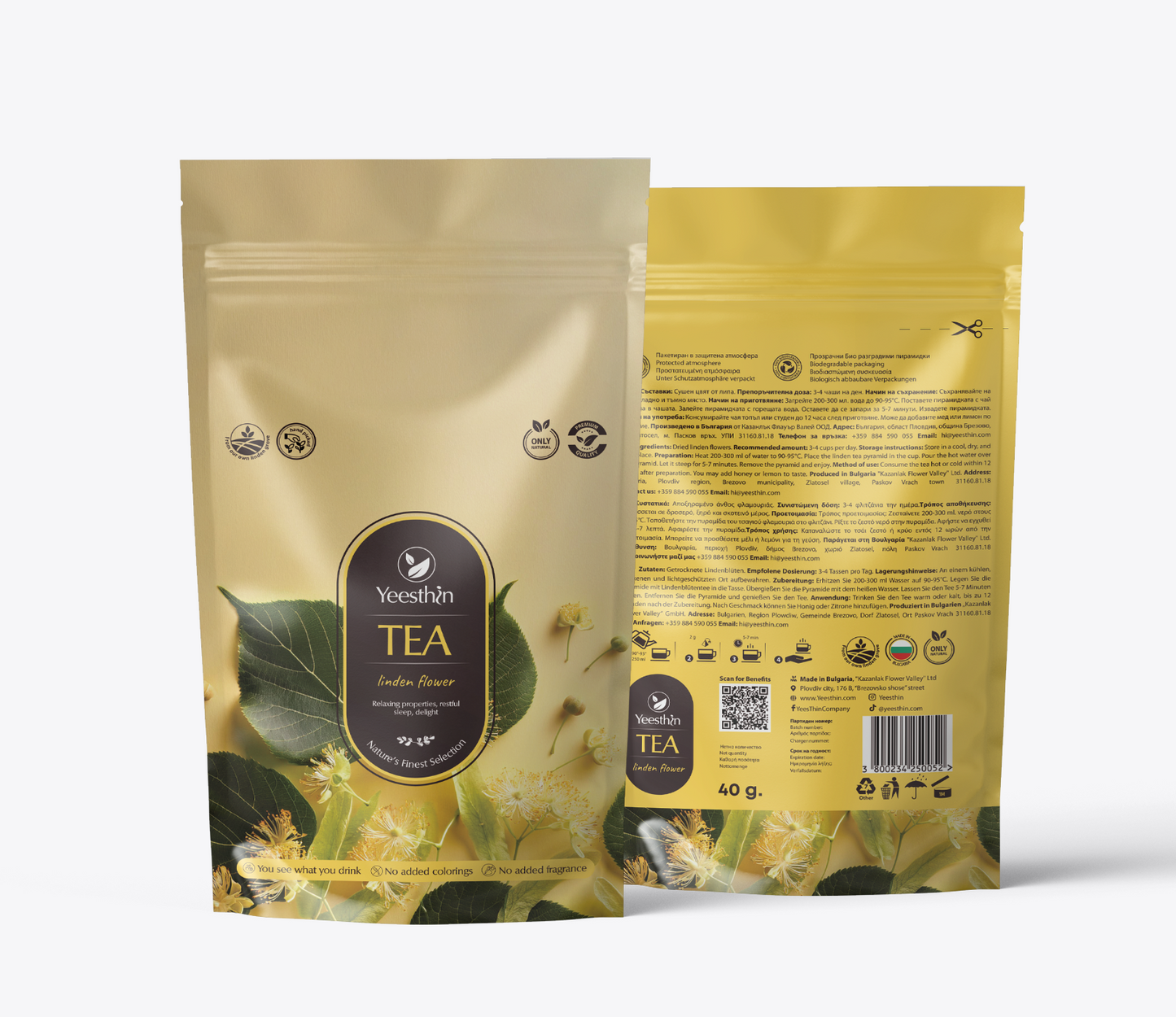 Yeesthin Linden Flower Tea 菩提花茶 20 Bags