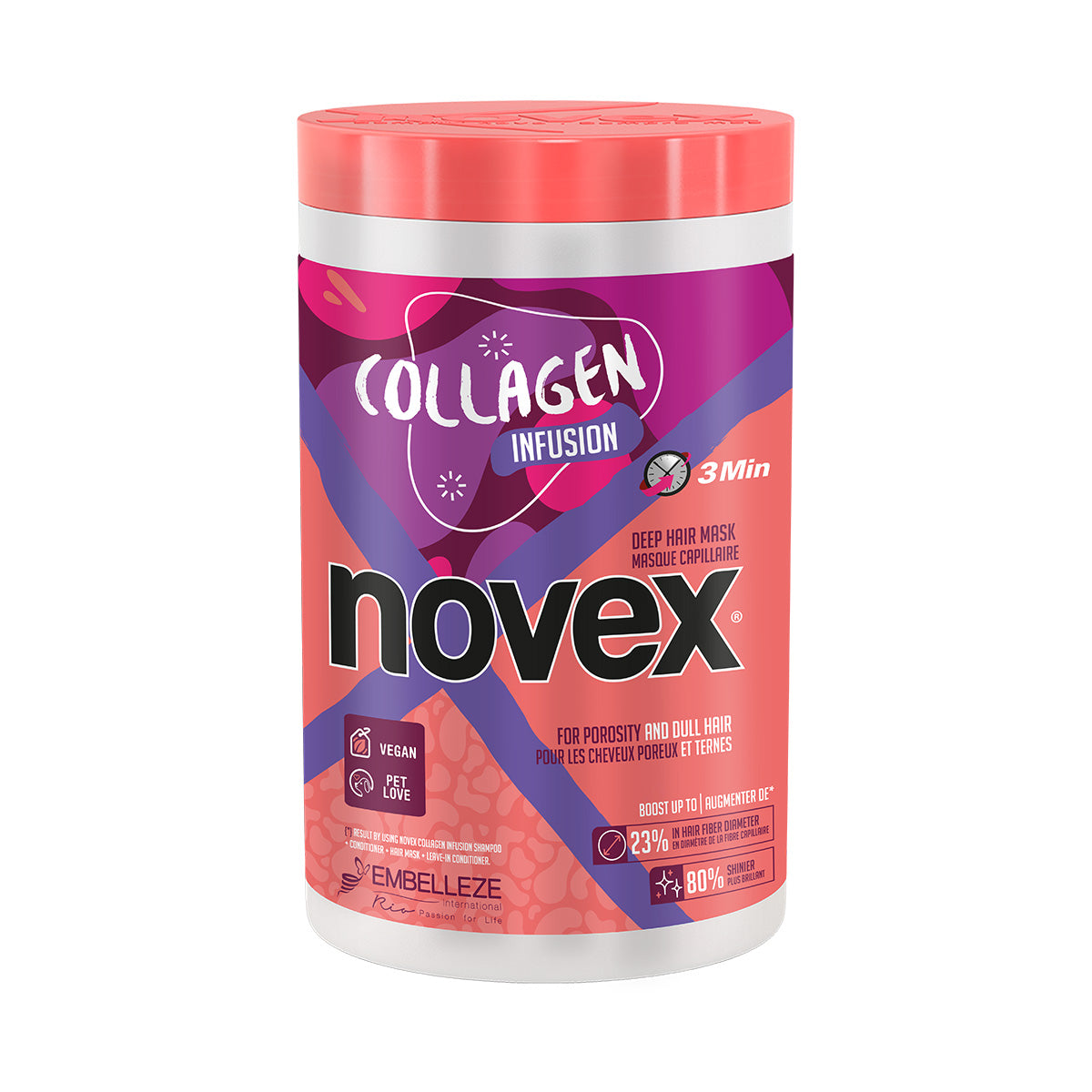 巴西 Novex 膠原蛋白修護護髮膜 Novex Infused Collagen Hair Mask 14oz